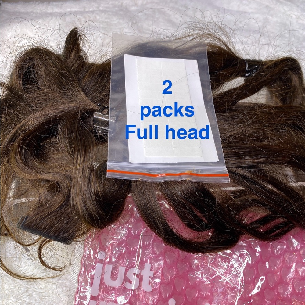 Irresistible Me 2 Pack Tape-In Extensions 16” / 100g Full Head Remy $299